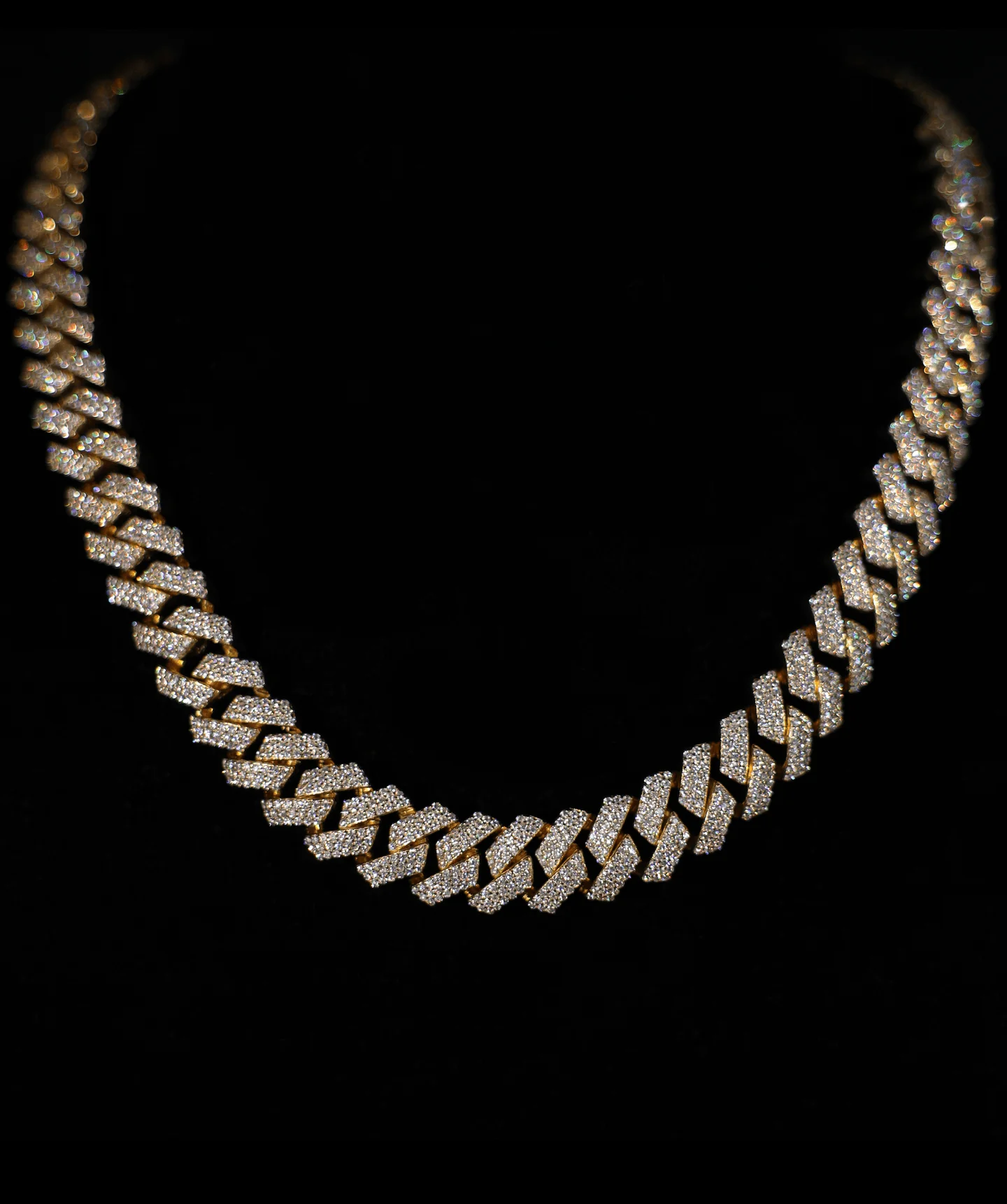 15mm Prong Cuban Link Chain (Gold)