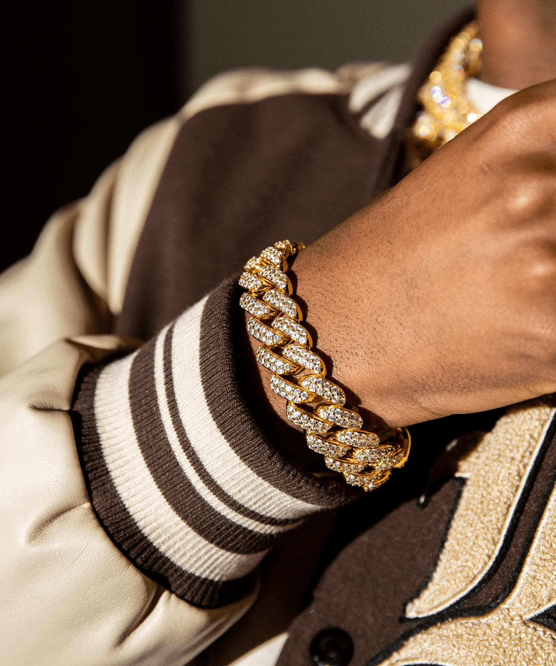 18mm Iced Cuban Link Bracelet