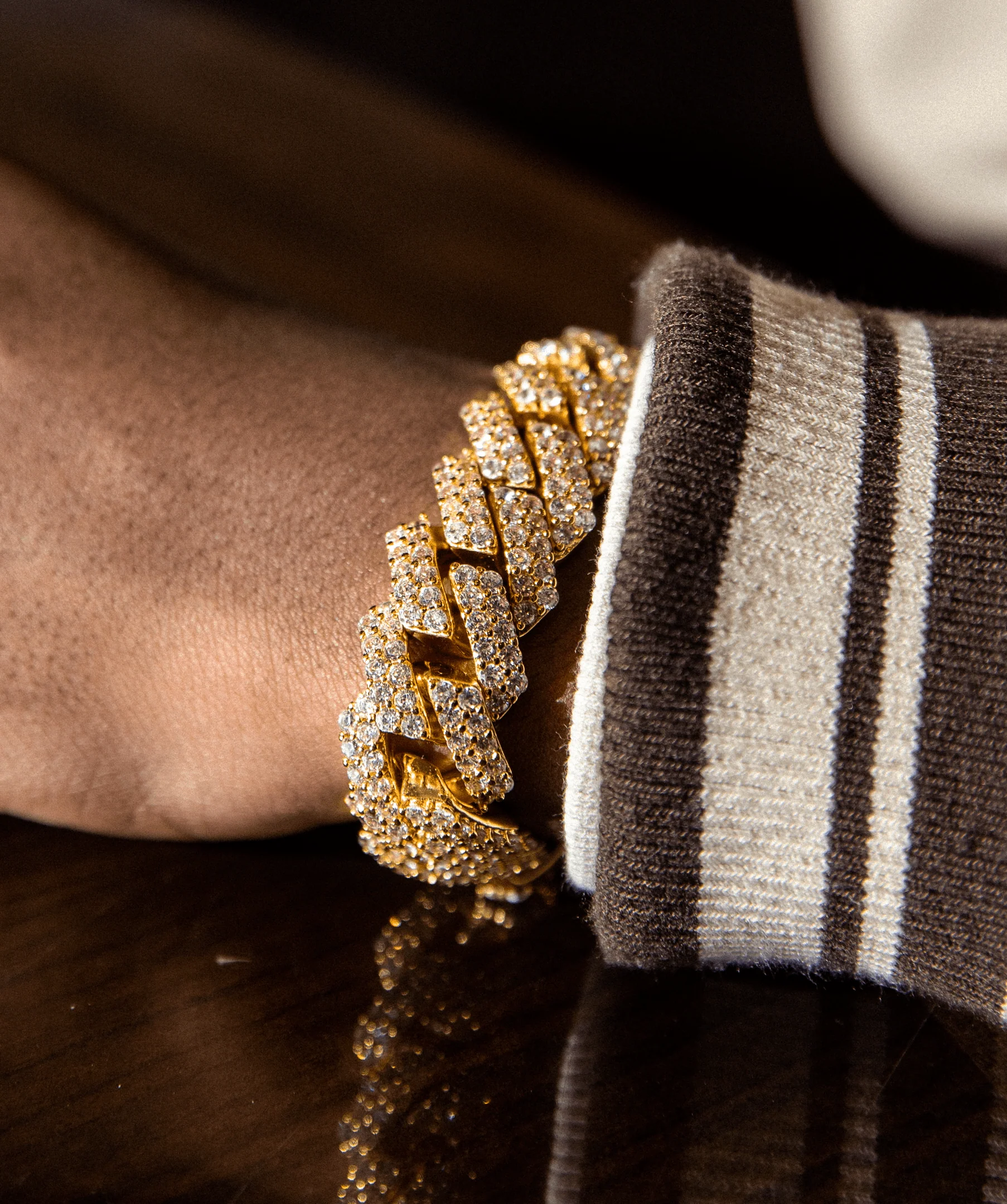19mm Diamond Prong Link Bracelet - Image 2