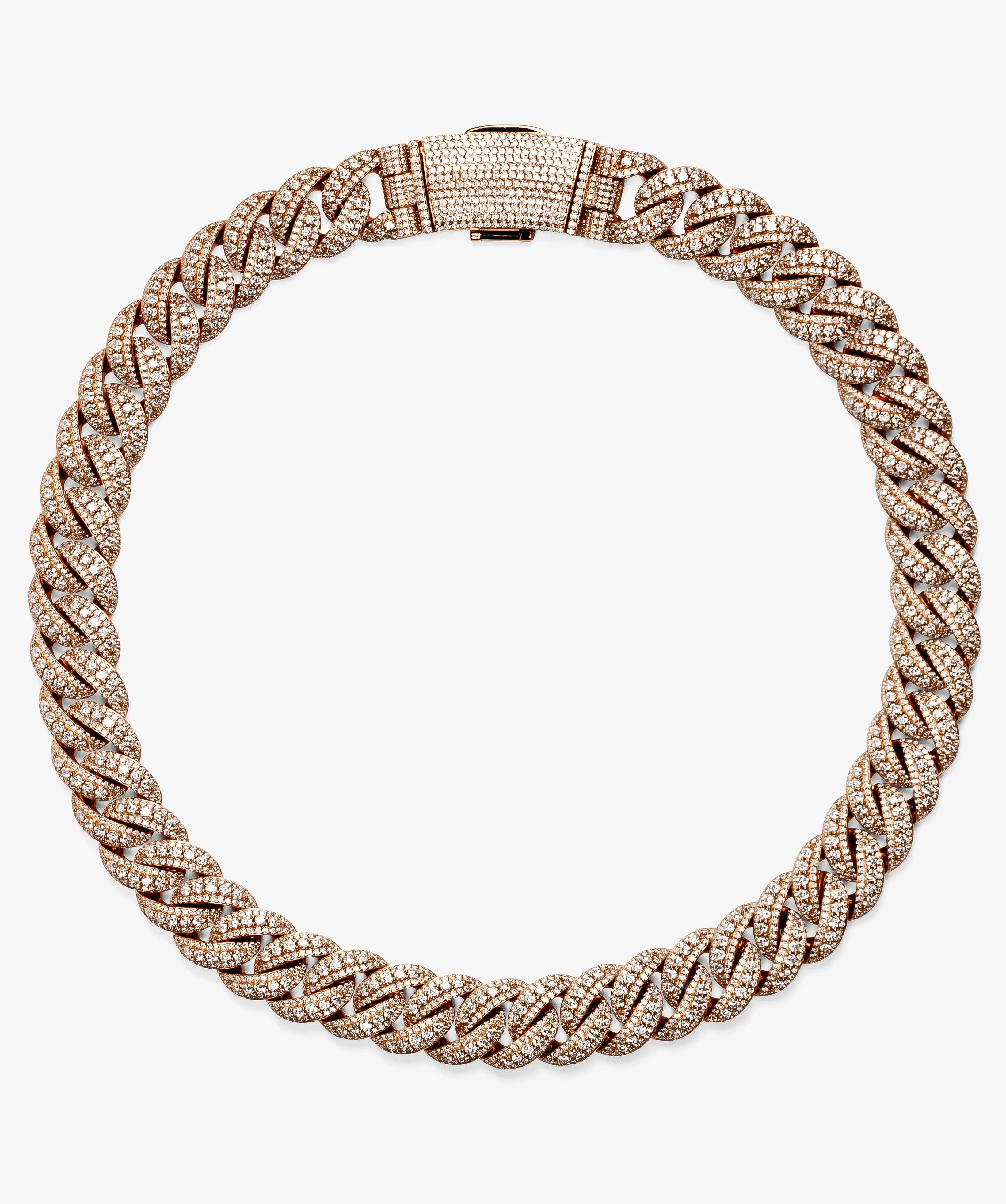 20mm Raised Pointer Cuban Link Chain - Image 2