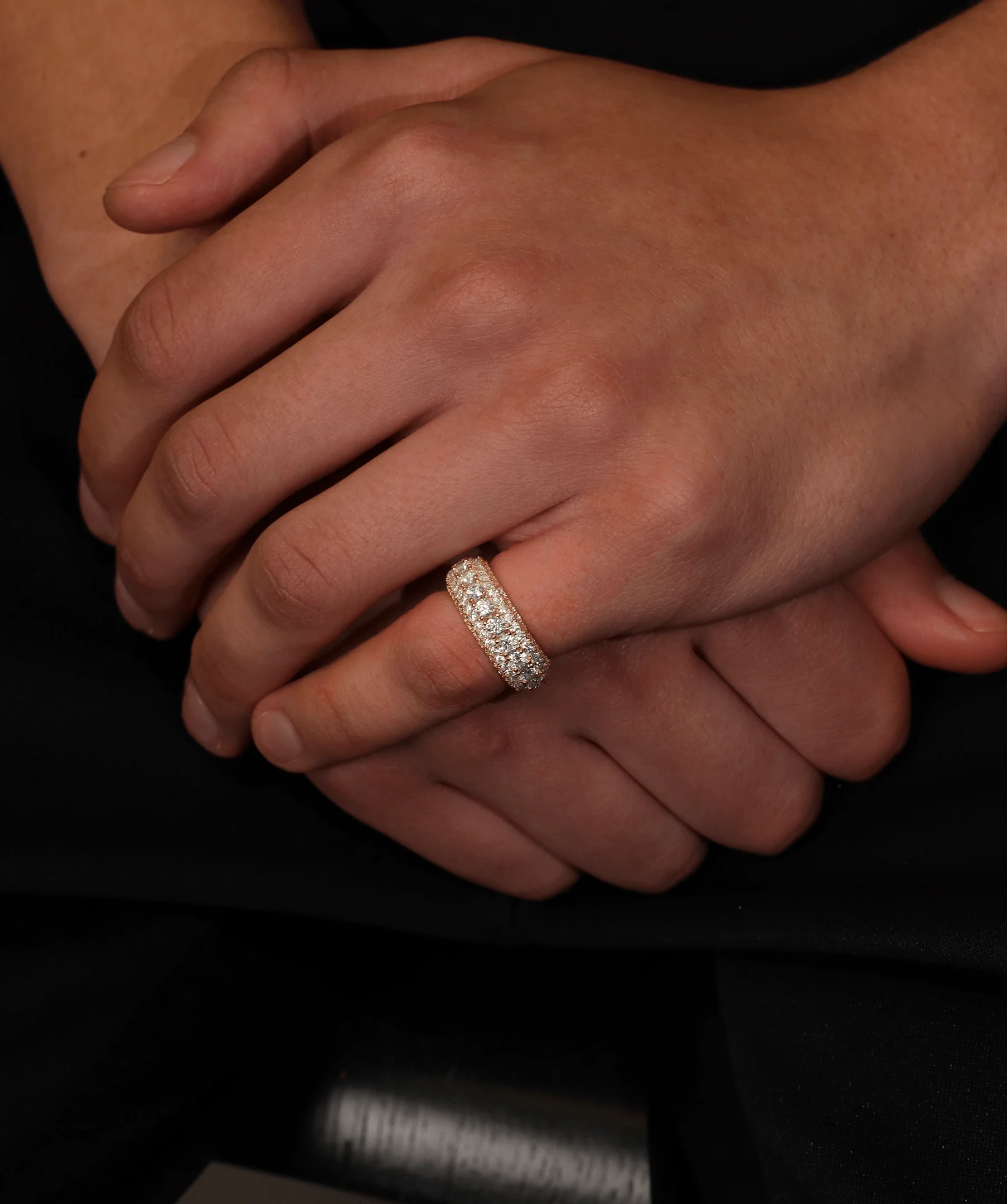 5-Row Band Ring (Gold) - Image 4