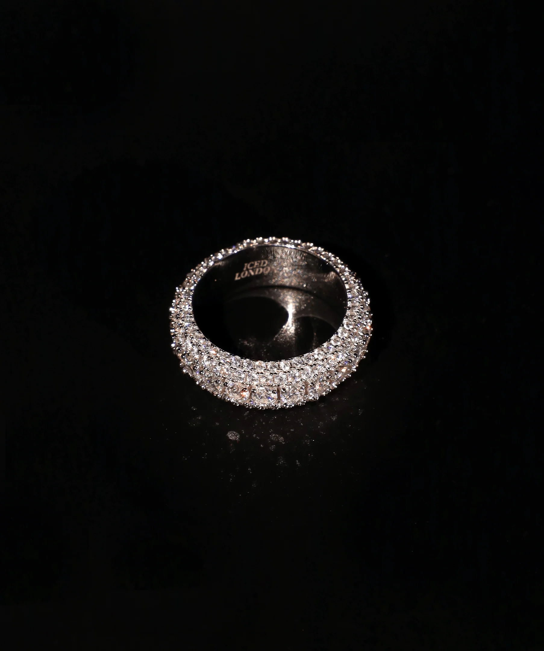 5-Row Band Ring (White Gold) - Image 3