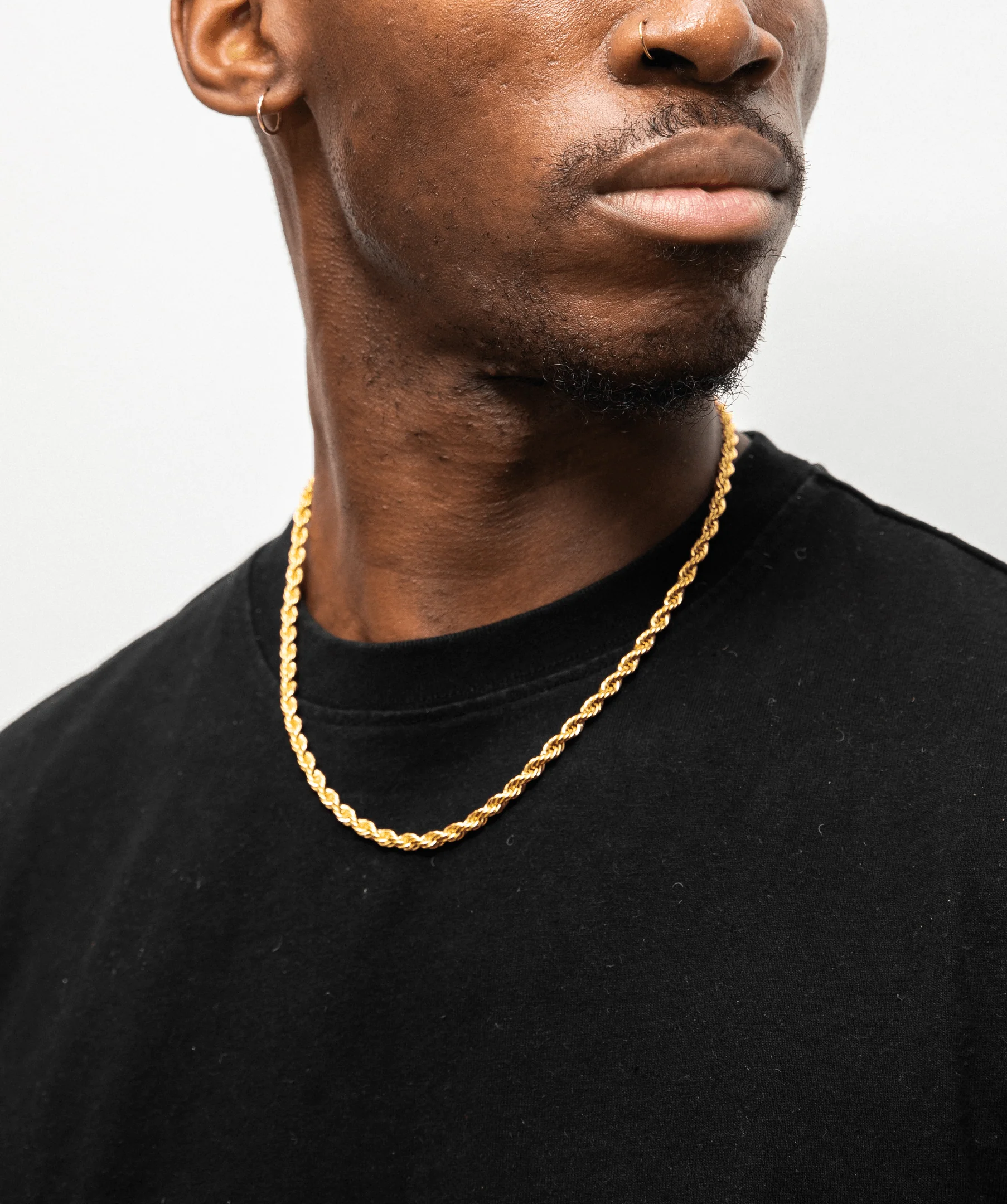 5mm Rope Chain in Yellow Gold - Image 2
