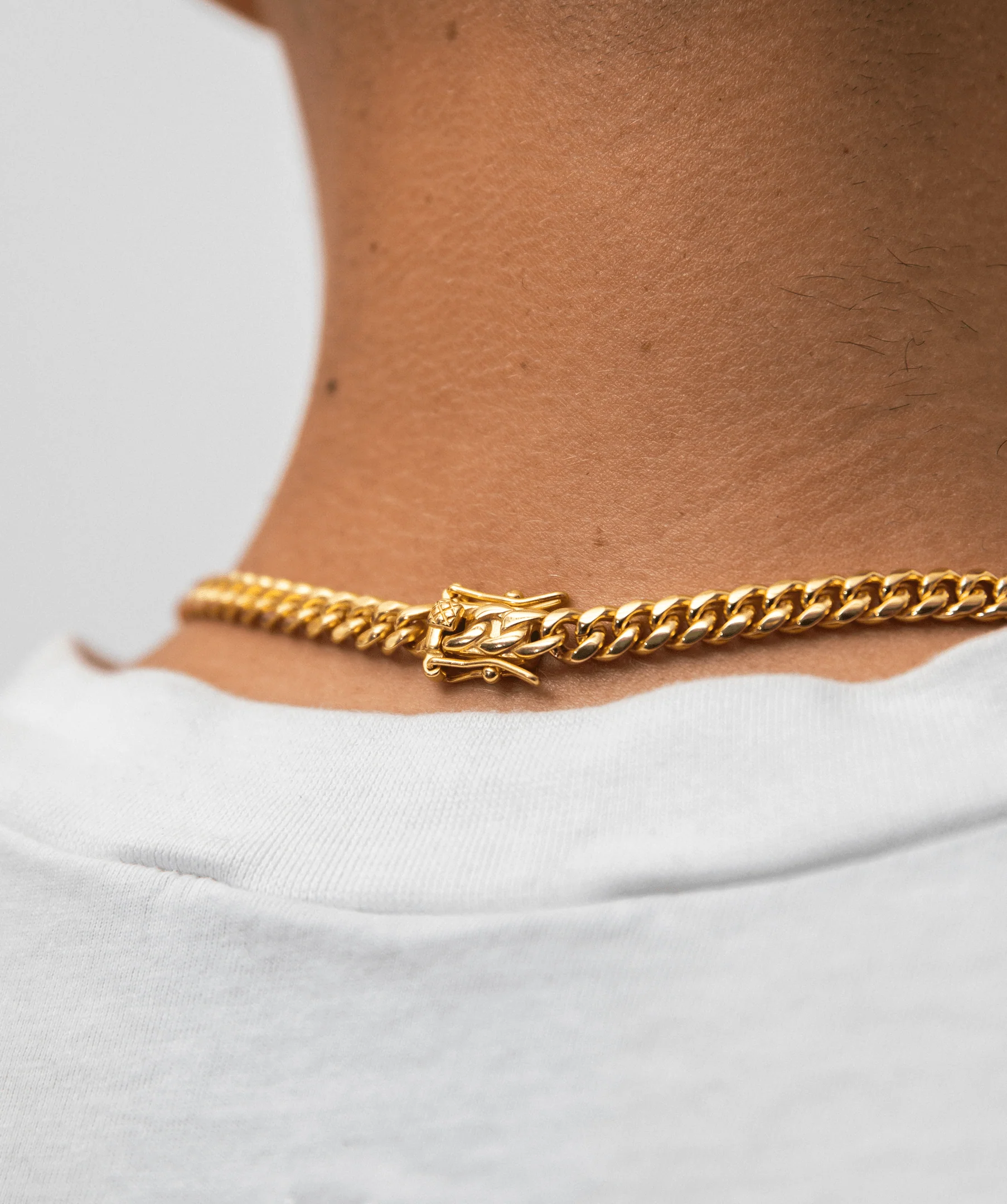 6mm Cuban Link Chain (Yellow Gold) - Image 4