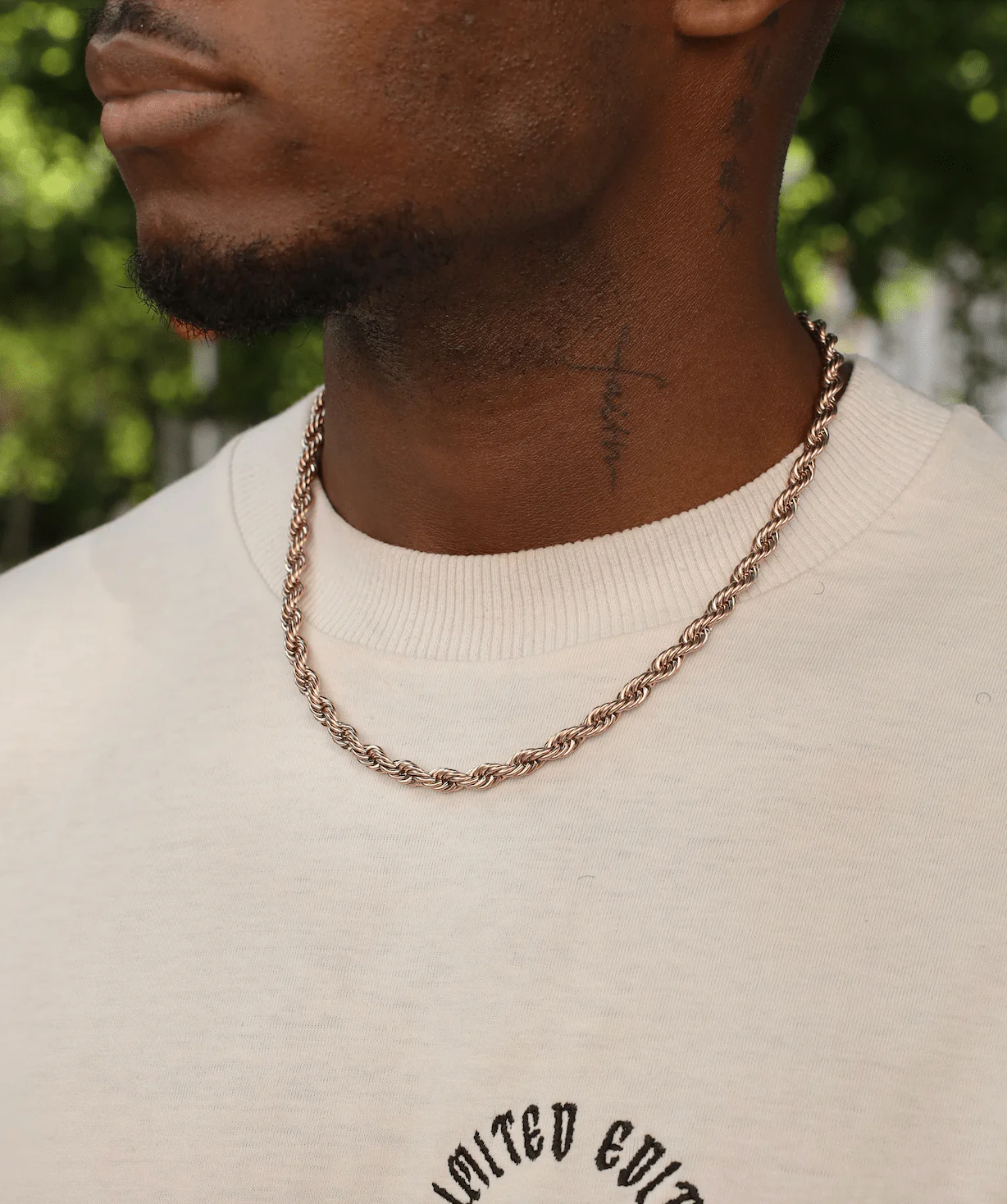 6mm Rope Chain (Rose Gold) - Image 2