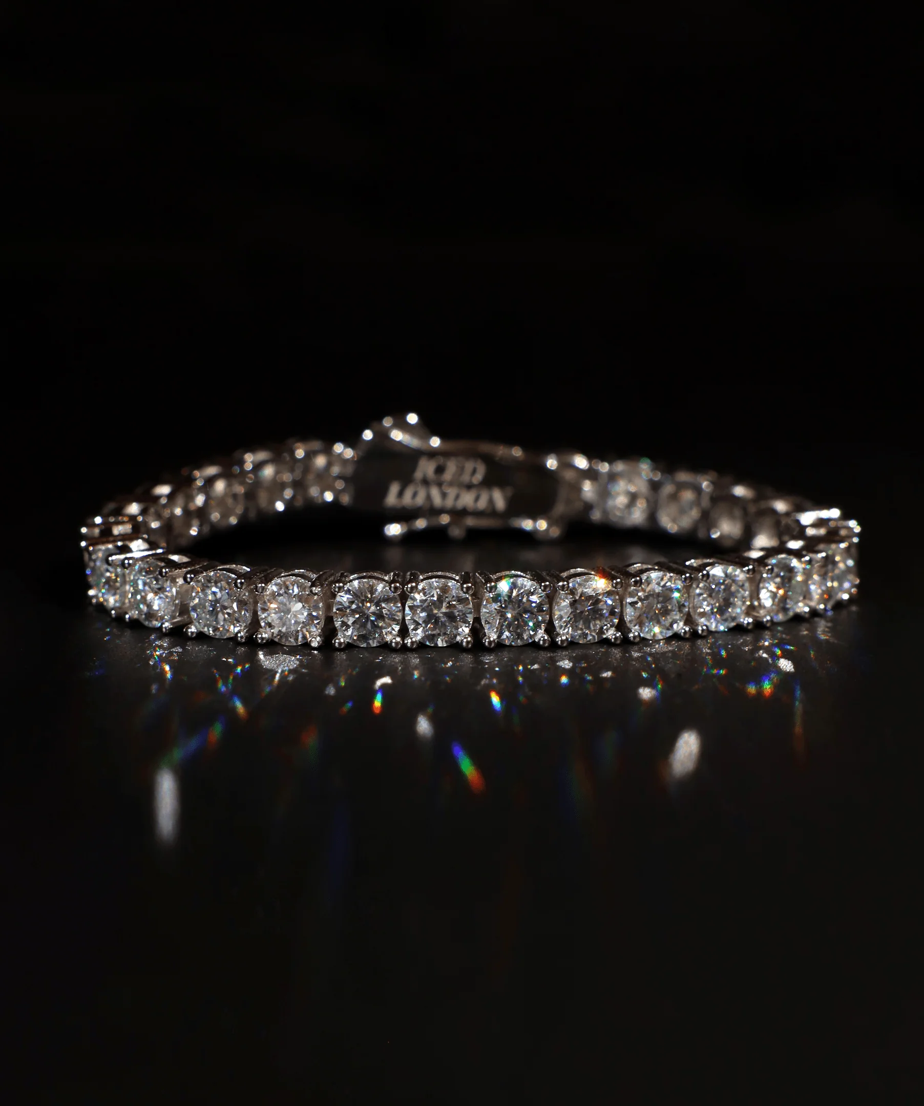 6mm Tennis Bracelet (White Gold)