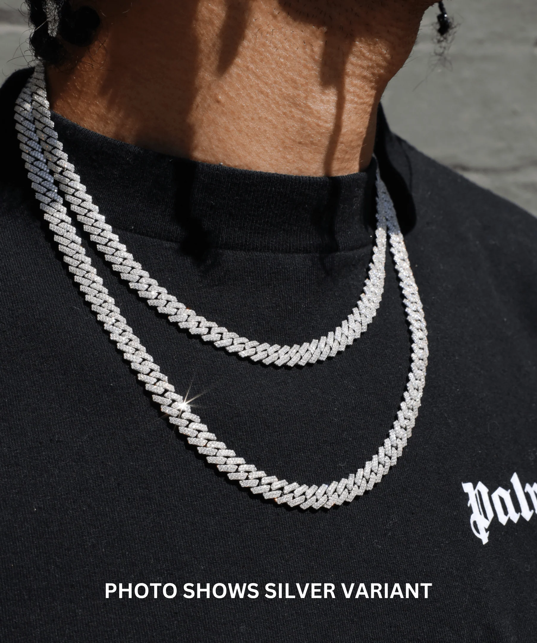 8mm Prong Cuban Link Chain (Rose Gold) - Image 4