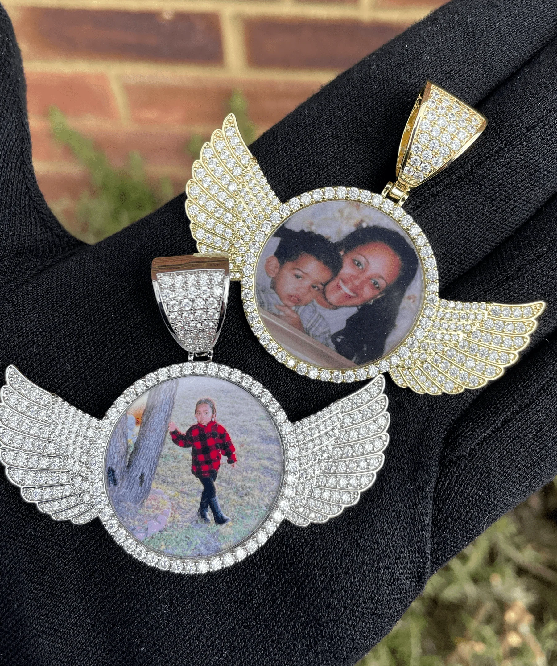 Angel-Wing Memory Pendant