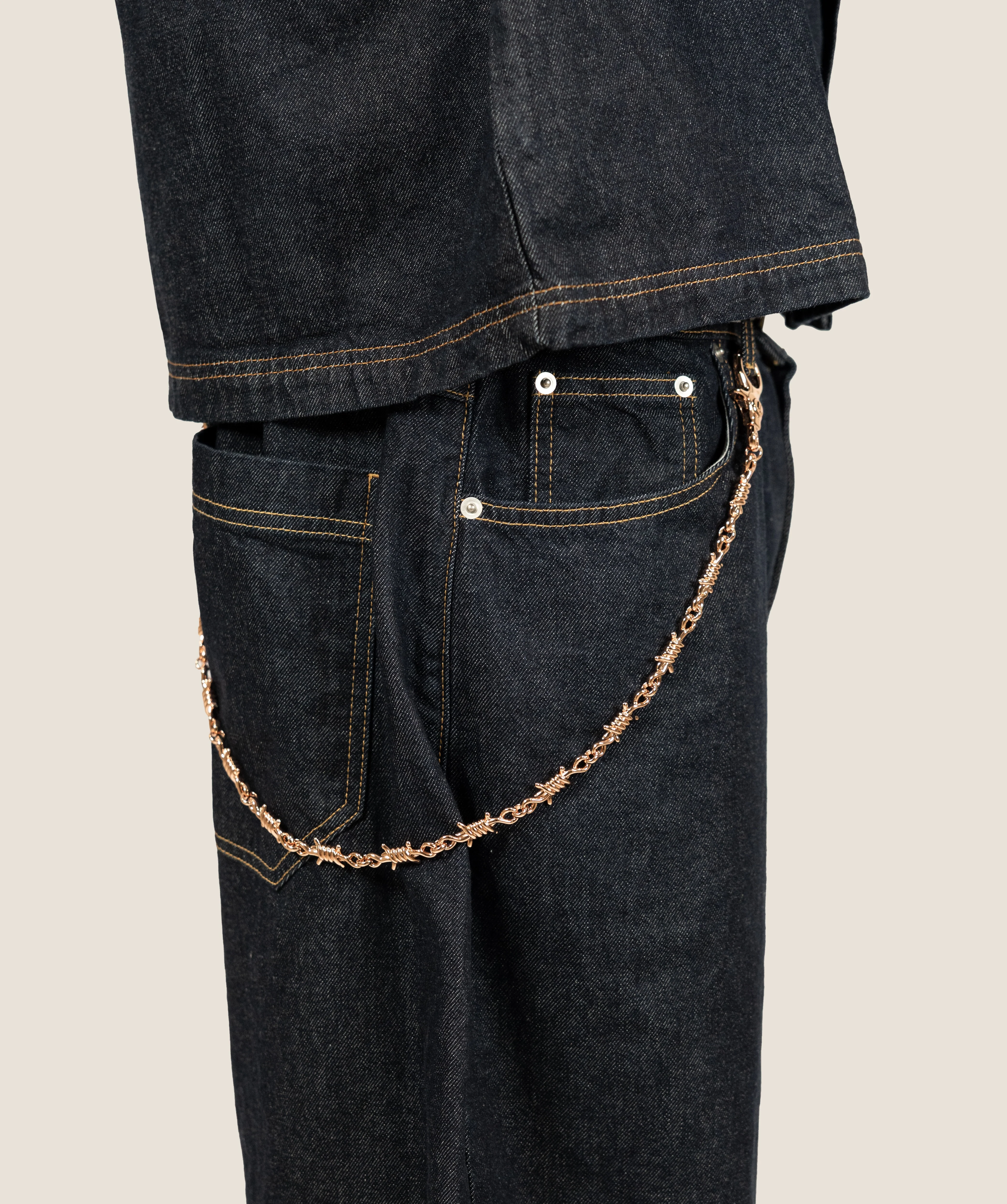 Barbed Wallet Chain - Rose - Image 4