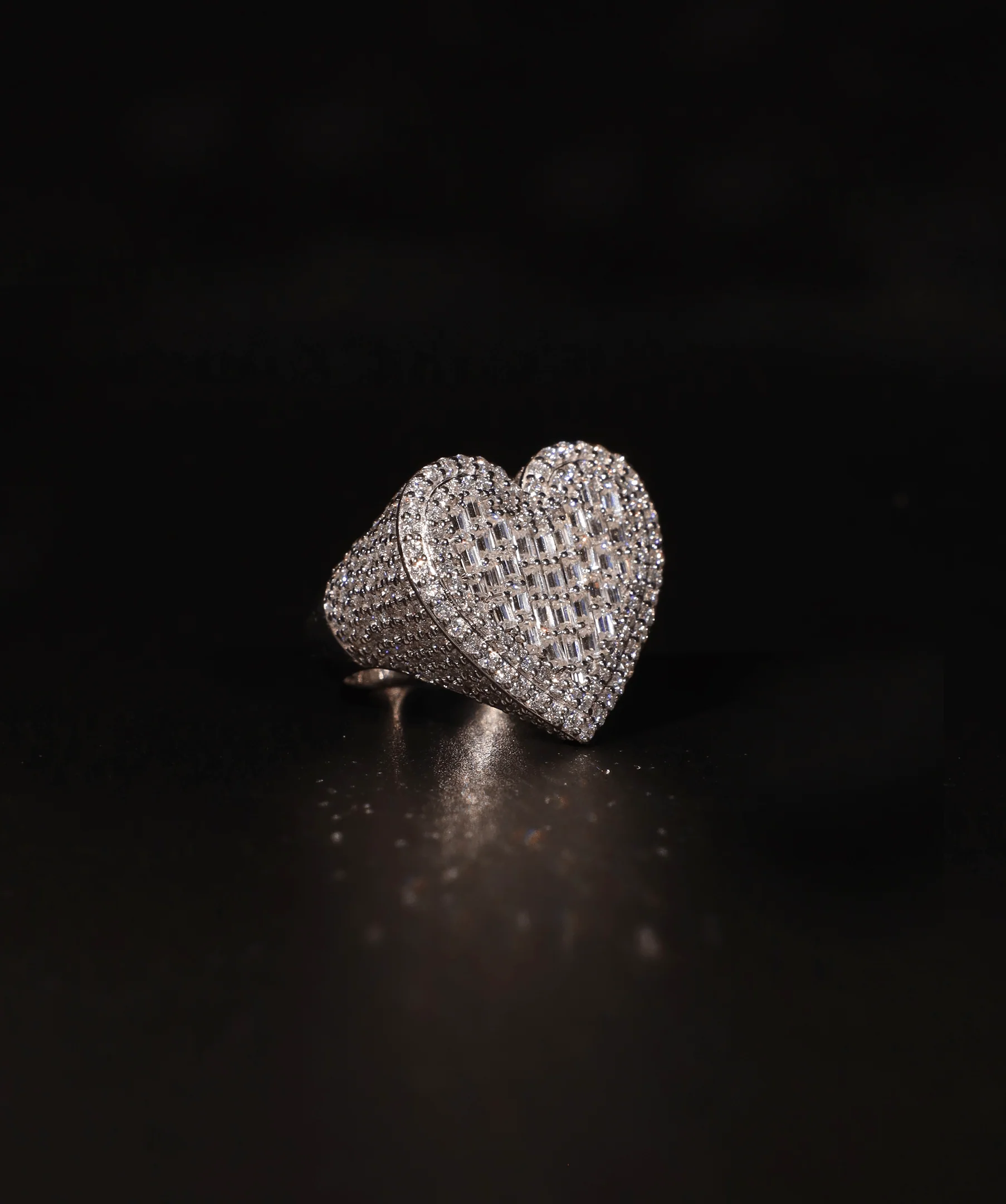 Emerald Heart Ring