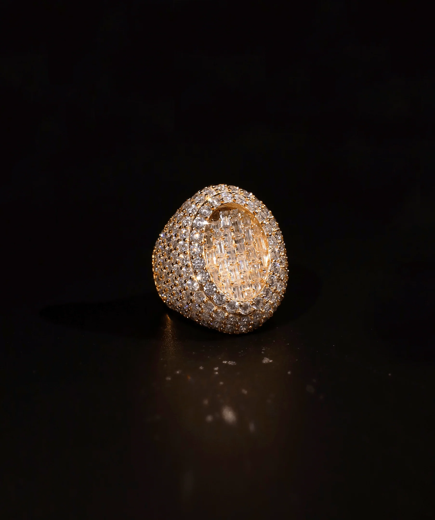 Emerald Oval Ring (Gold)
