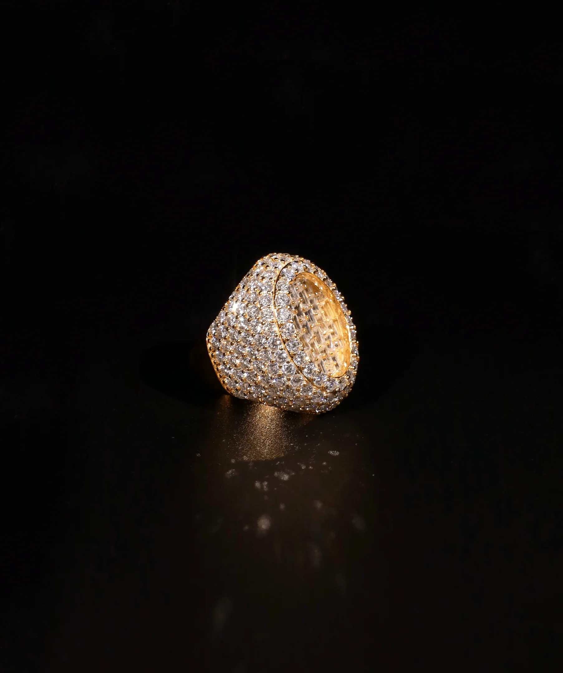 Emerald Oval Ring (Gold) - Image 3