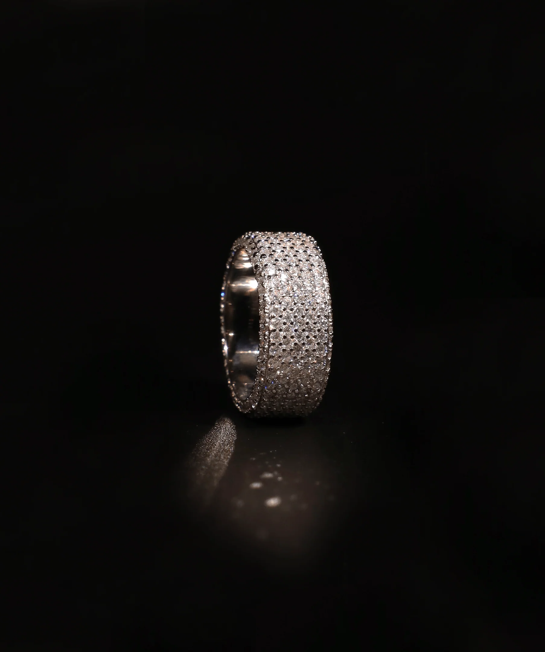 Eternity Band Ring (White Gold)
