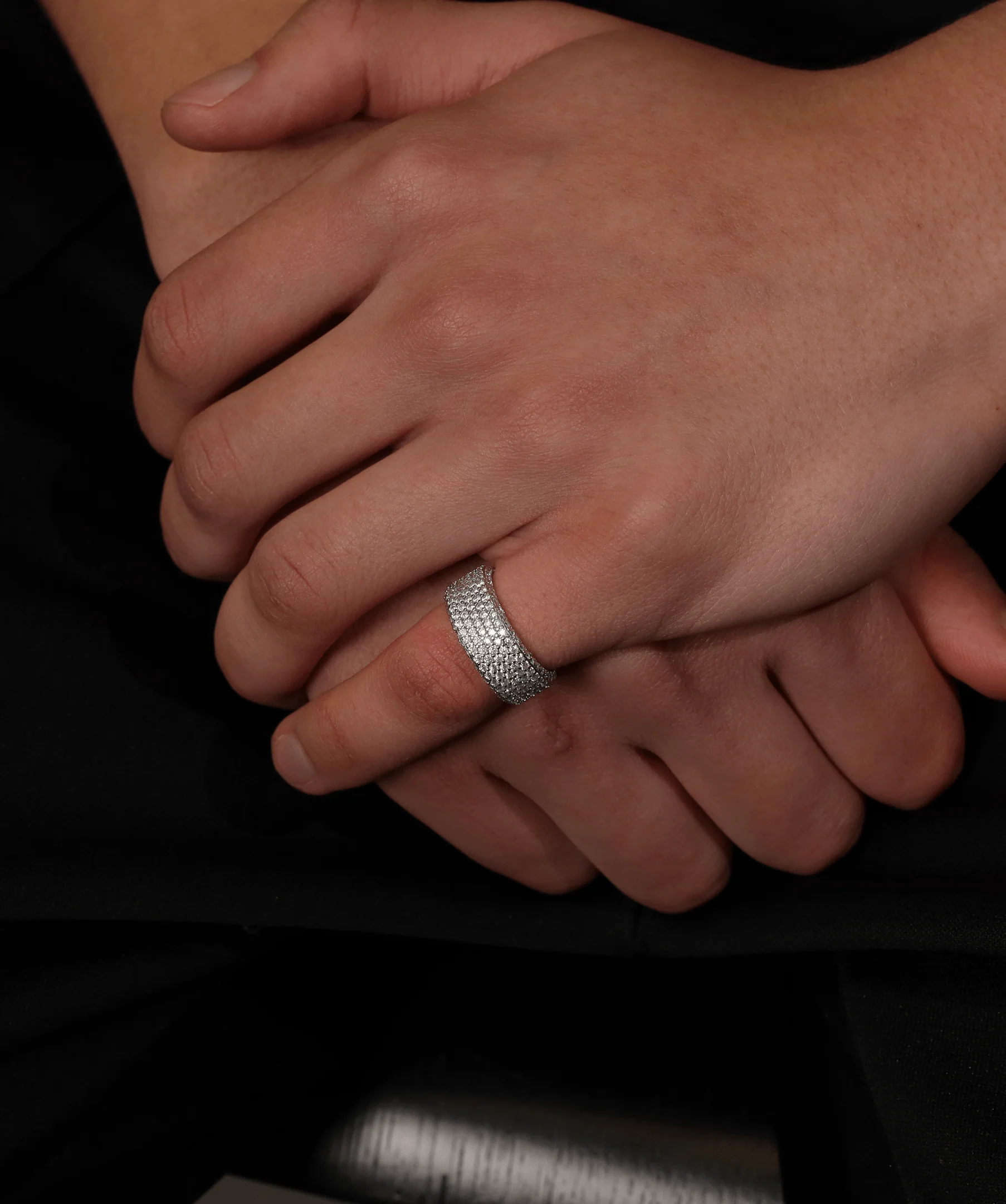 Eternity Band Ring (White Gold) - Image 4