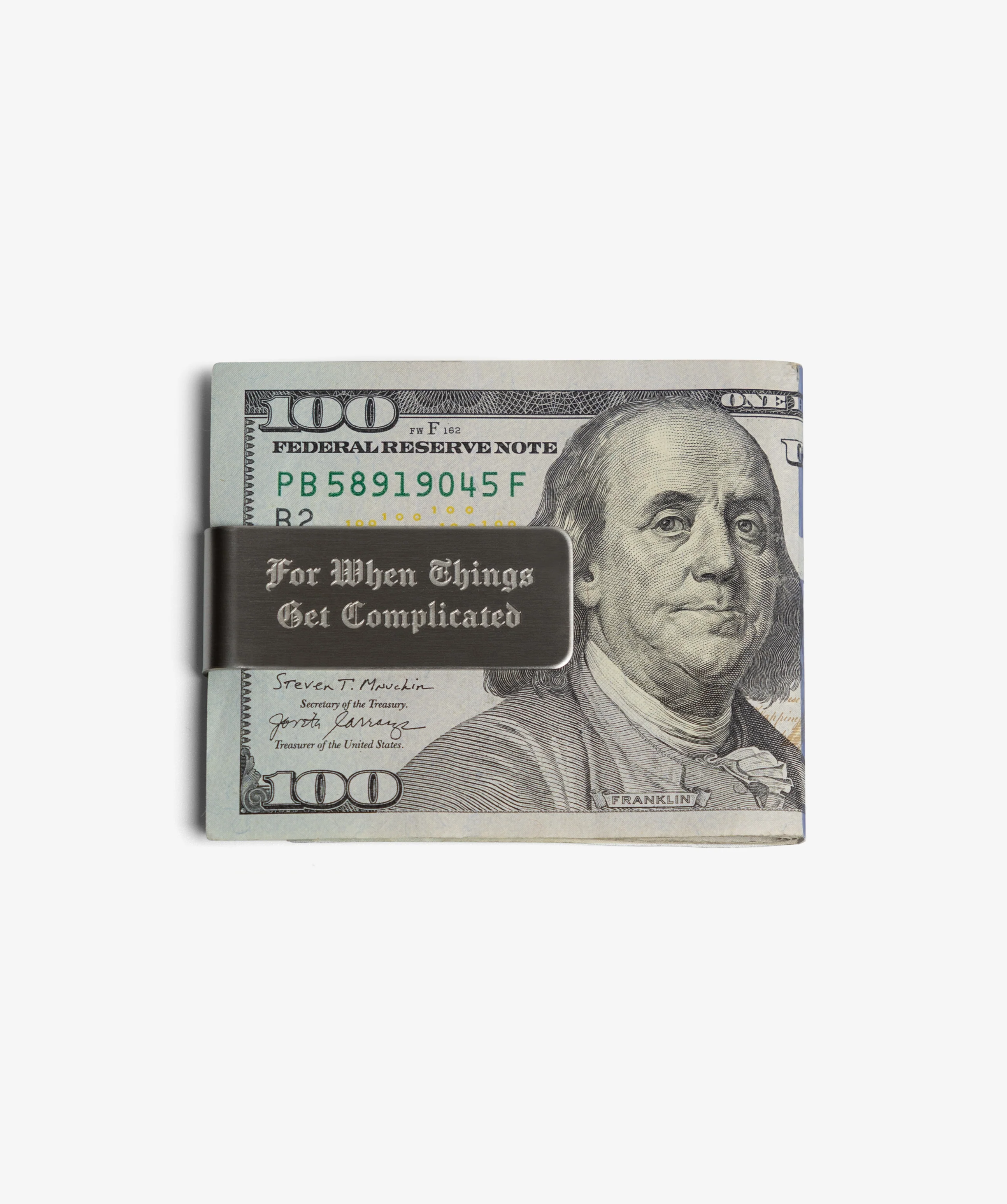 For When Things Get Complicated Money Clip - Image 3