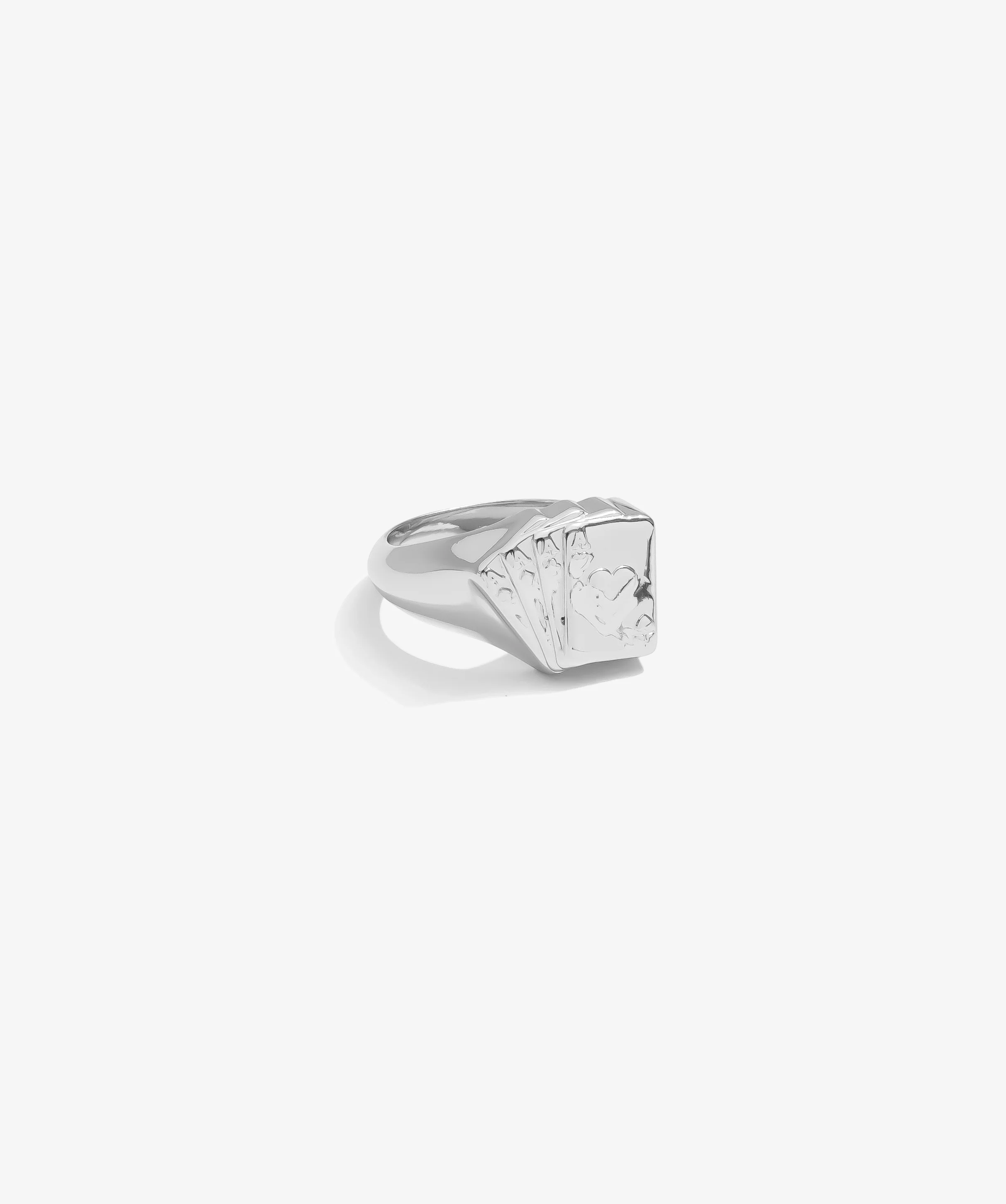Four Aces Ring - White