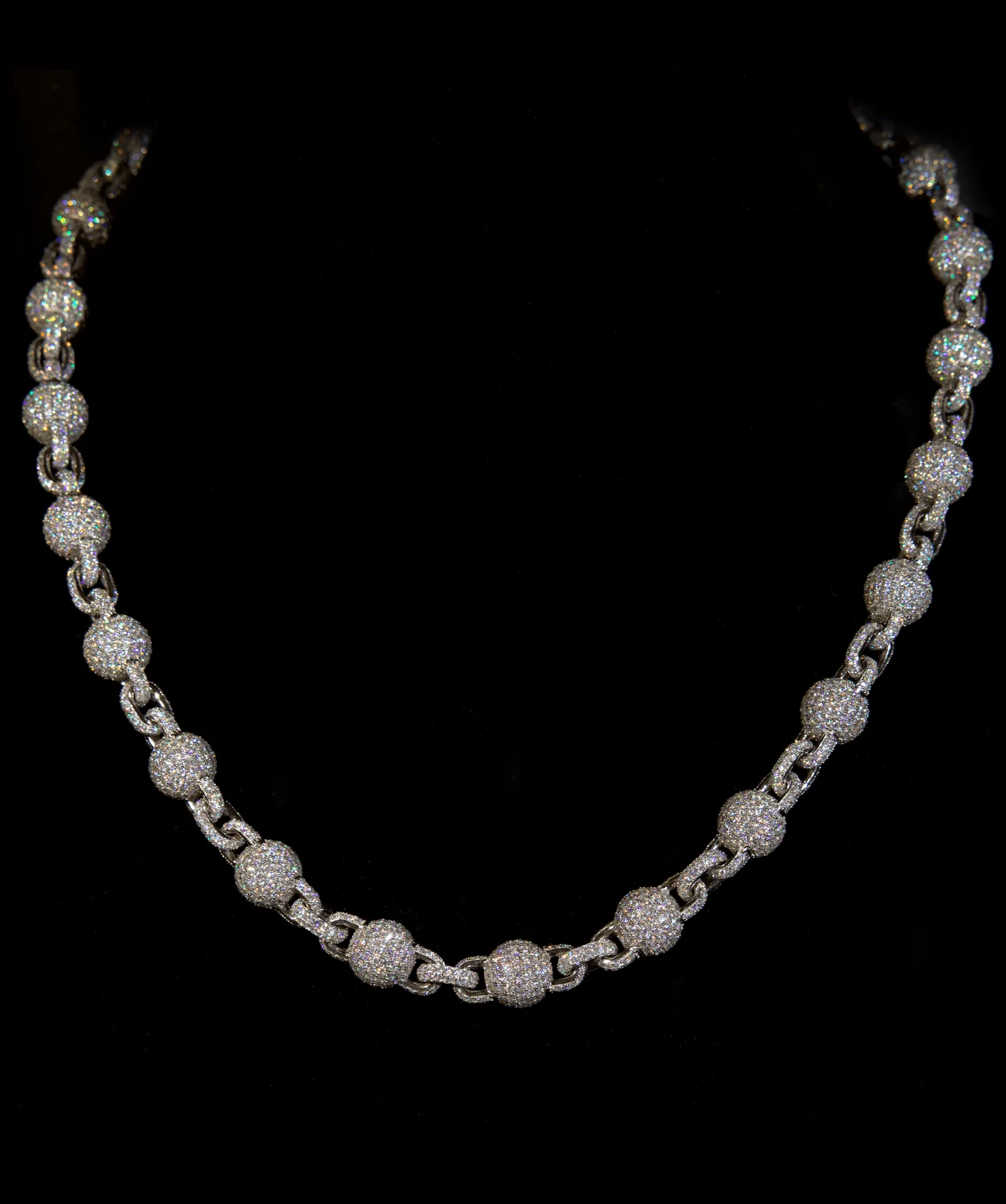 Full Set Ball Chain (White Gold)