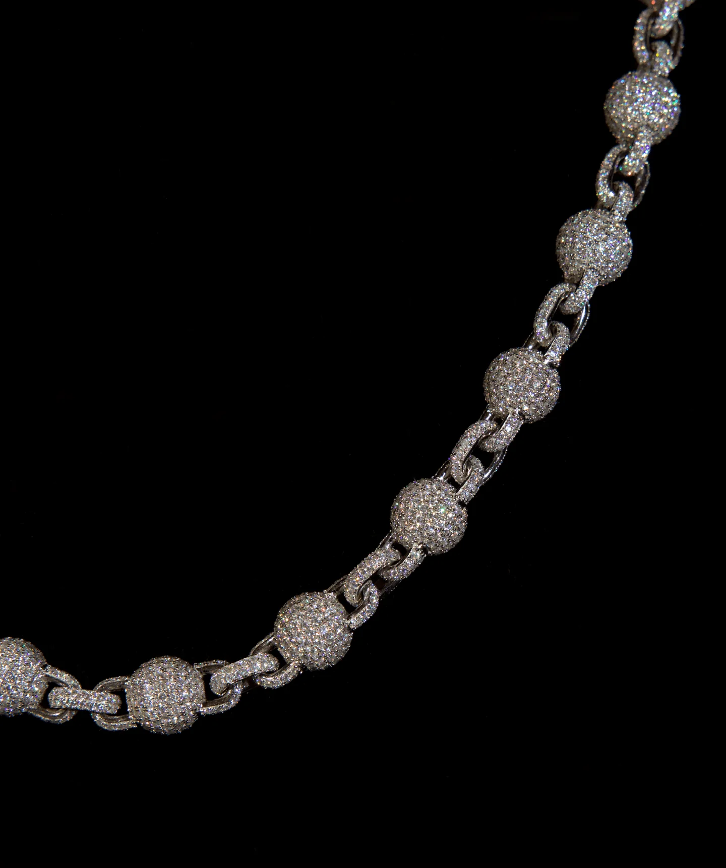 Full Set Ball Chain (White Gold) - Image 2