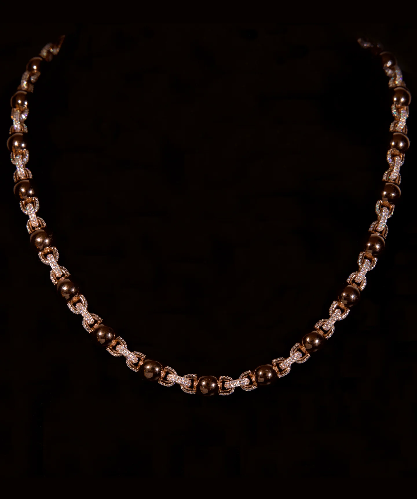 Half Set Ball Chain (Rose Gold)