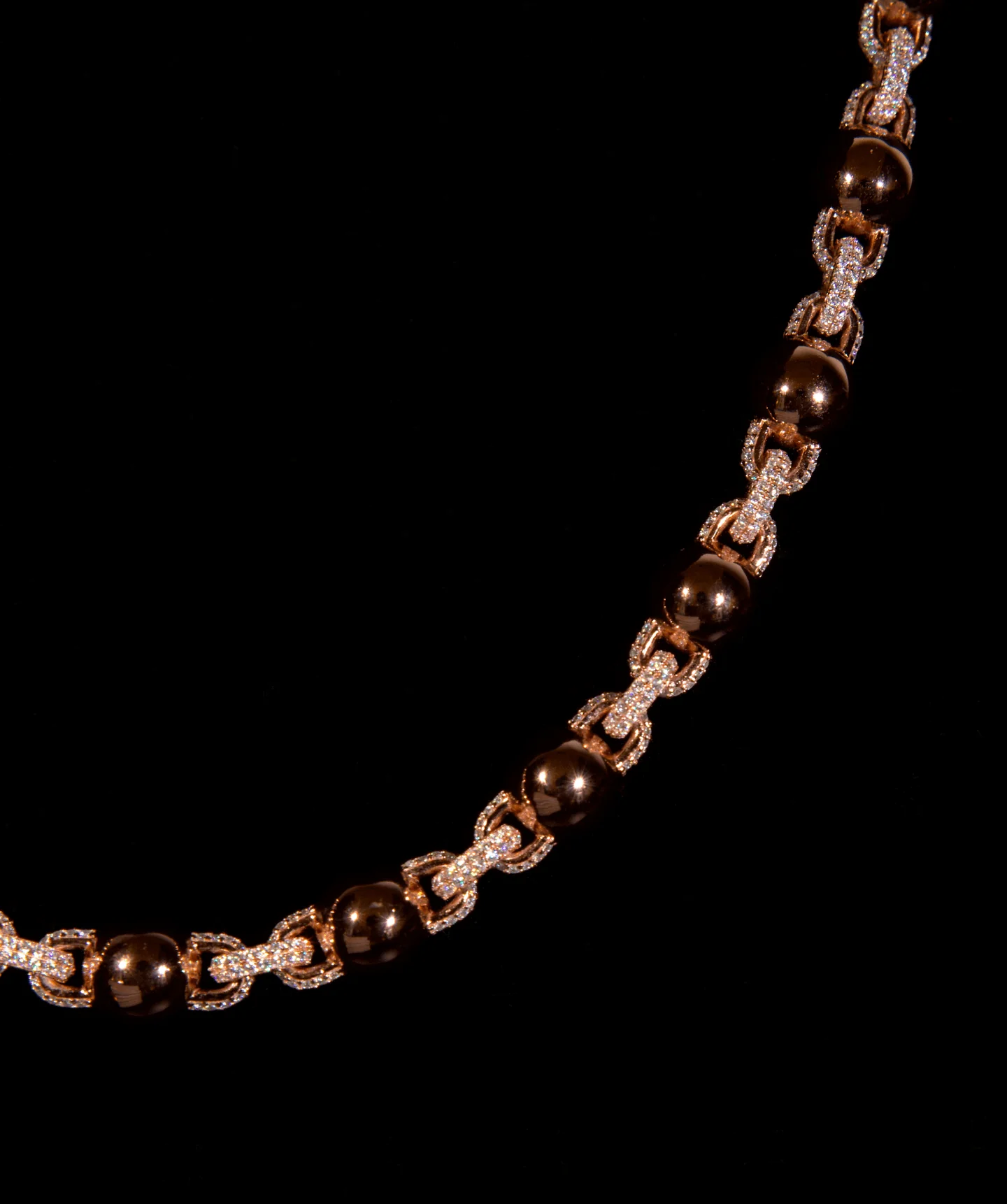 Half Set Ball Chain (Rose Gold) - Image 2