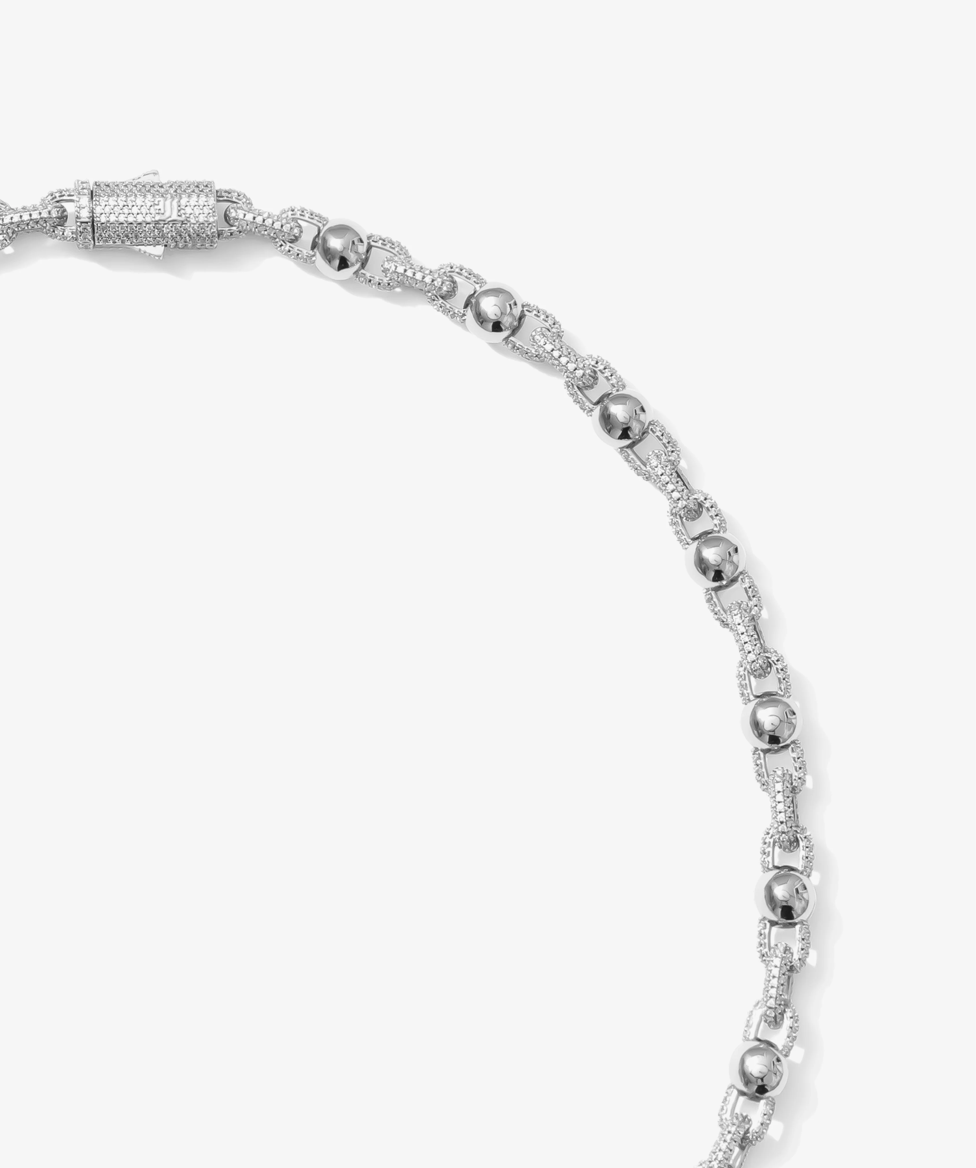 Half-Set Ball Chain - White - Image 2