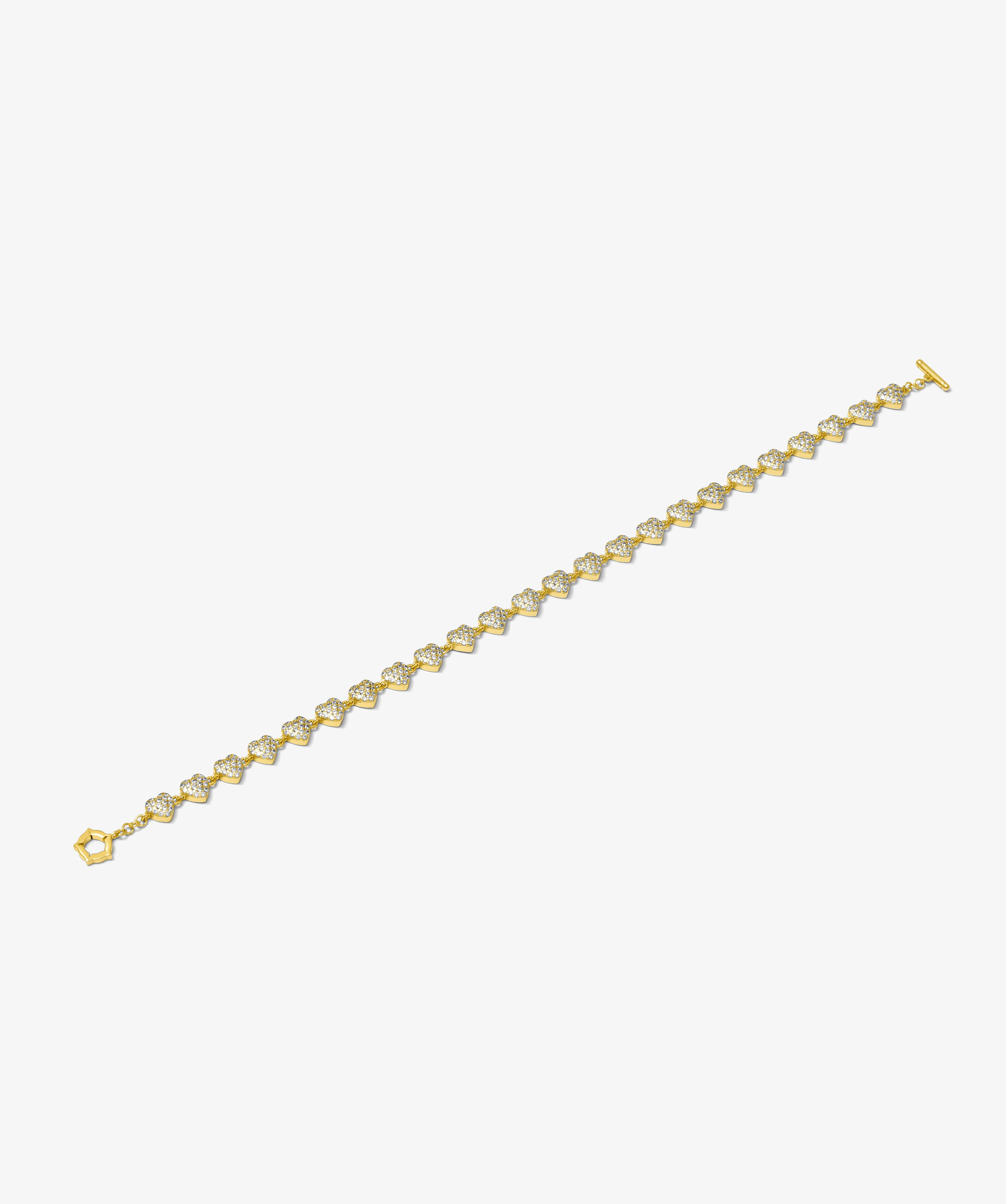 Heart Bracelet - Yellow
