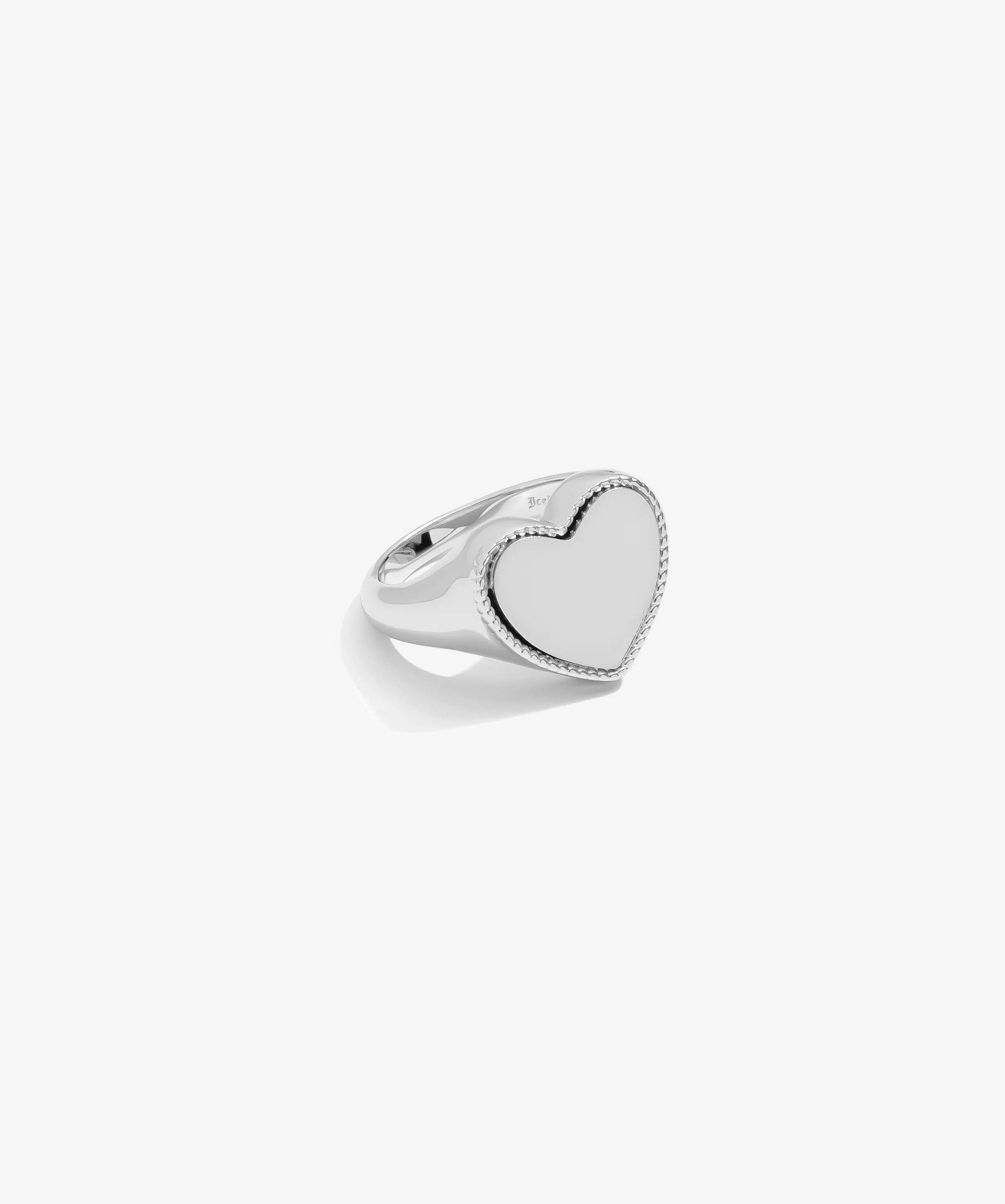 Heart Ring - White