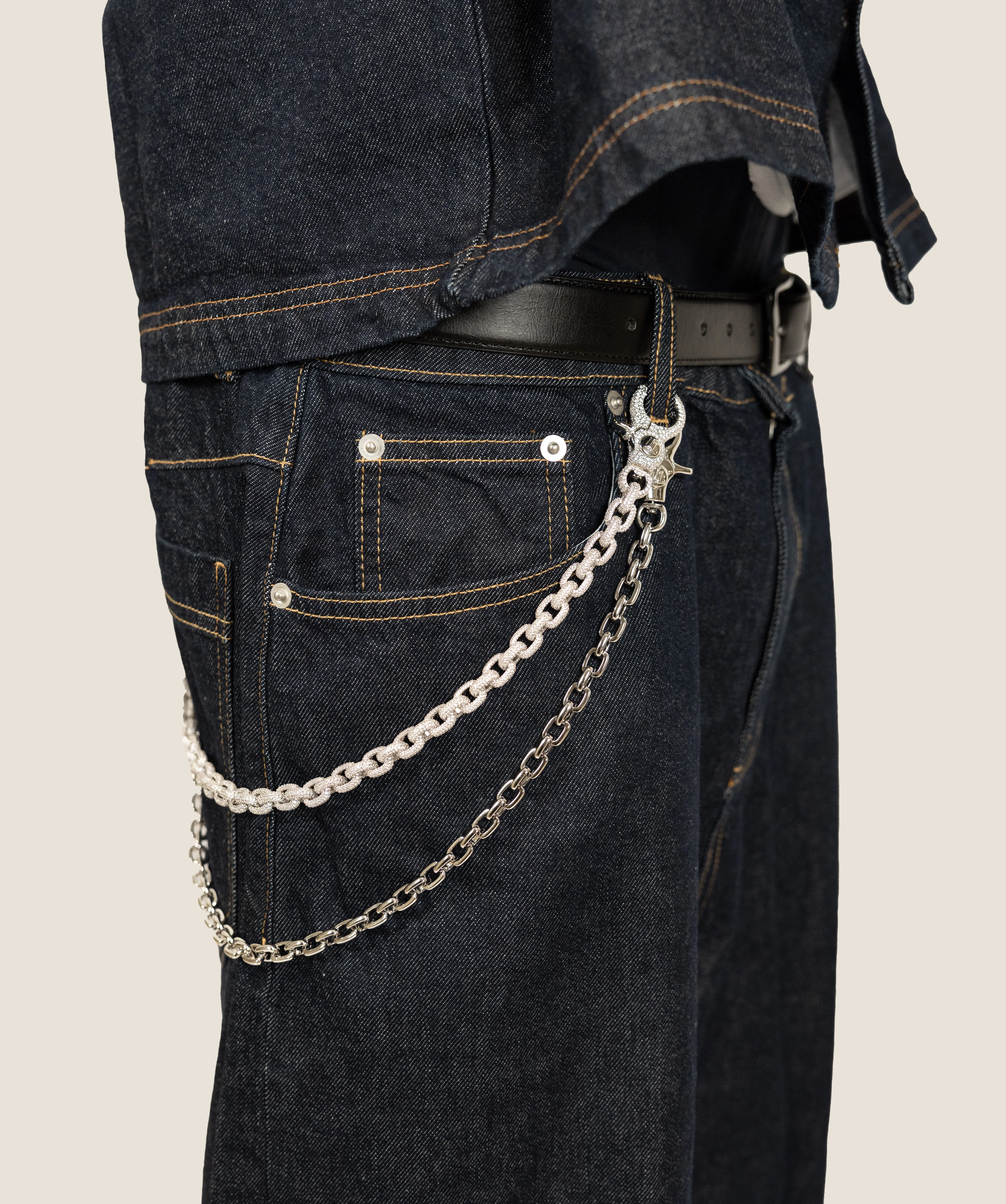 Iced Box Link Wallet Chain - Image 4