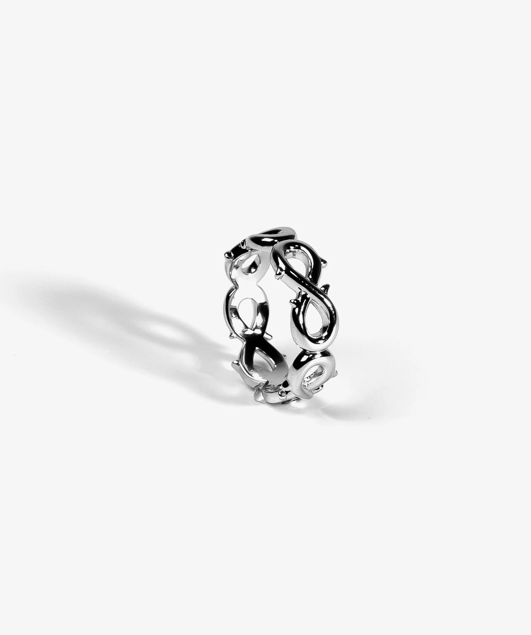 Infinity Thorn Ring - White - Image 2