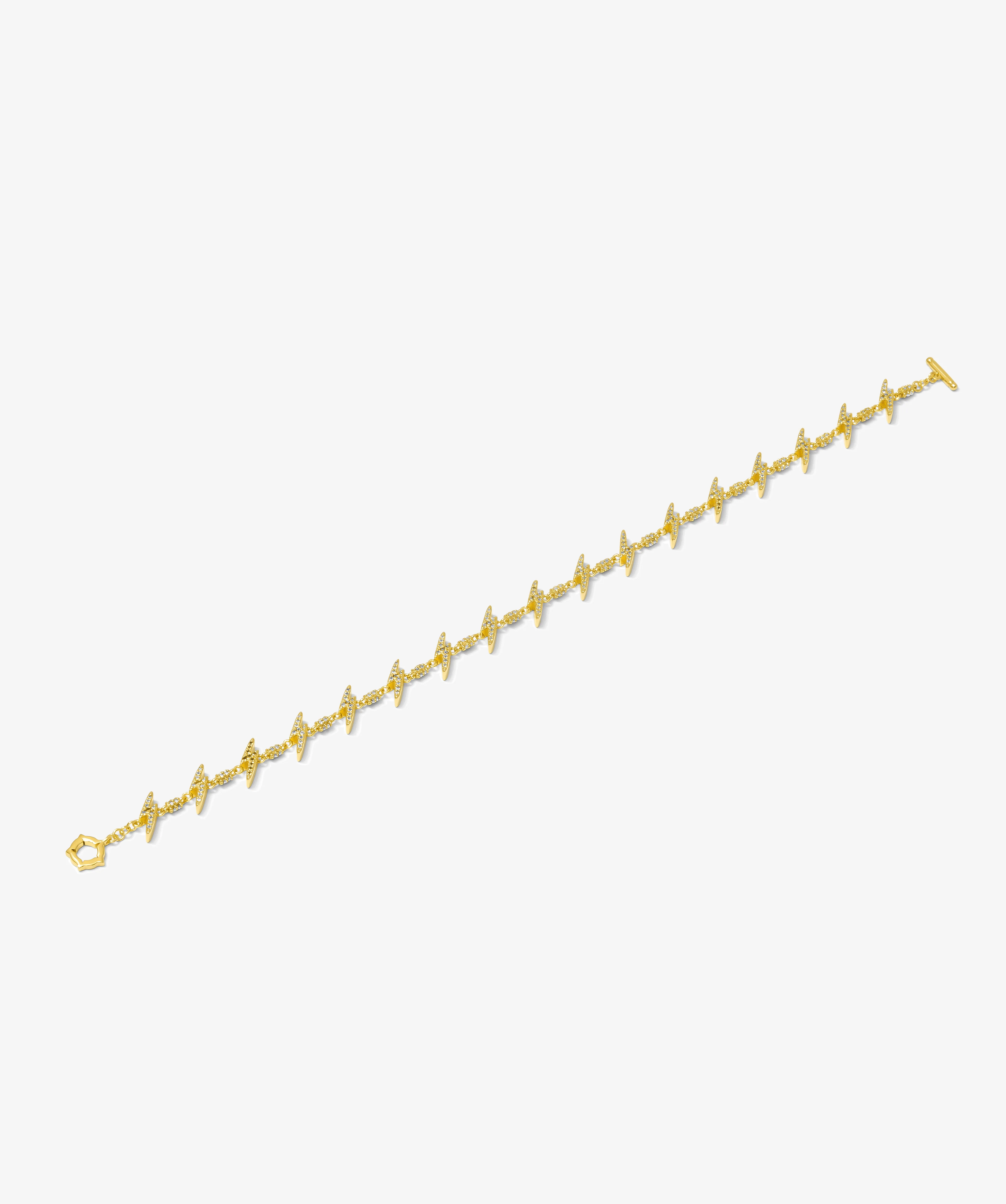 Lightning Bolt Bracelet - Yellow