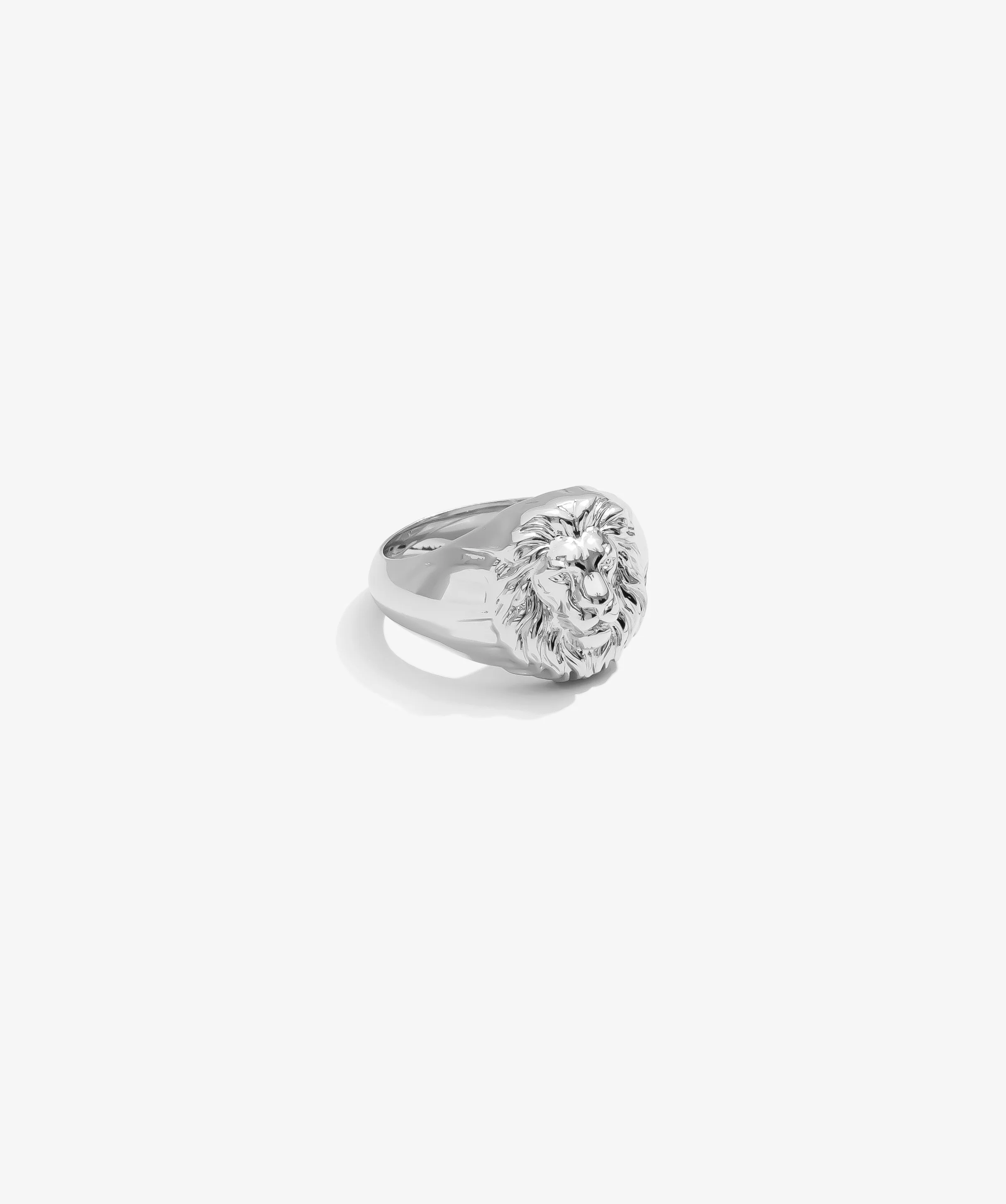 Lion Ring - White