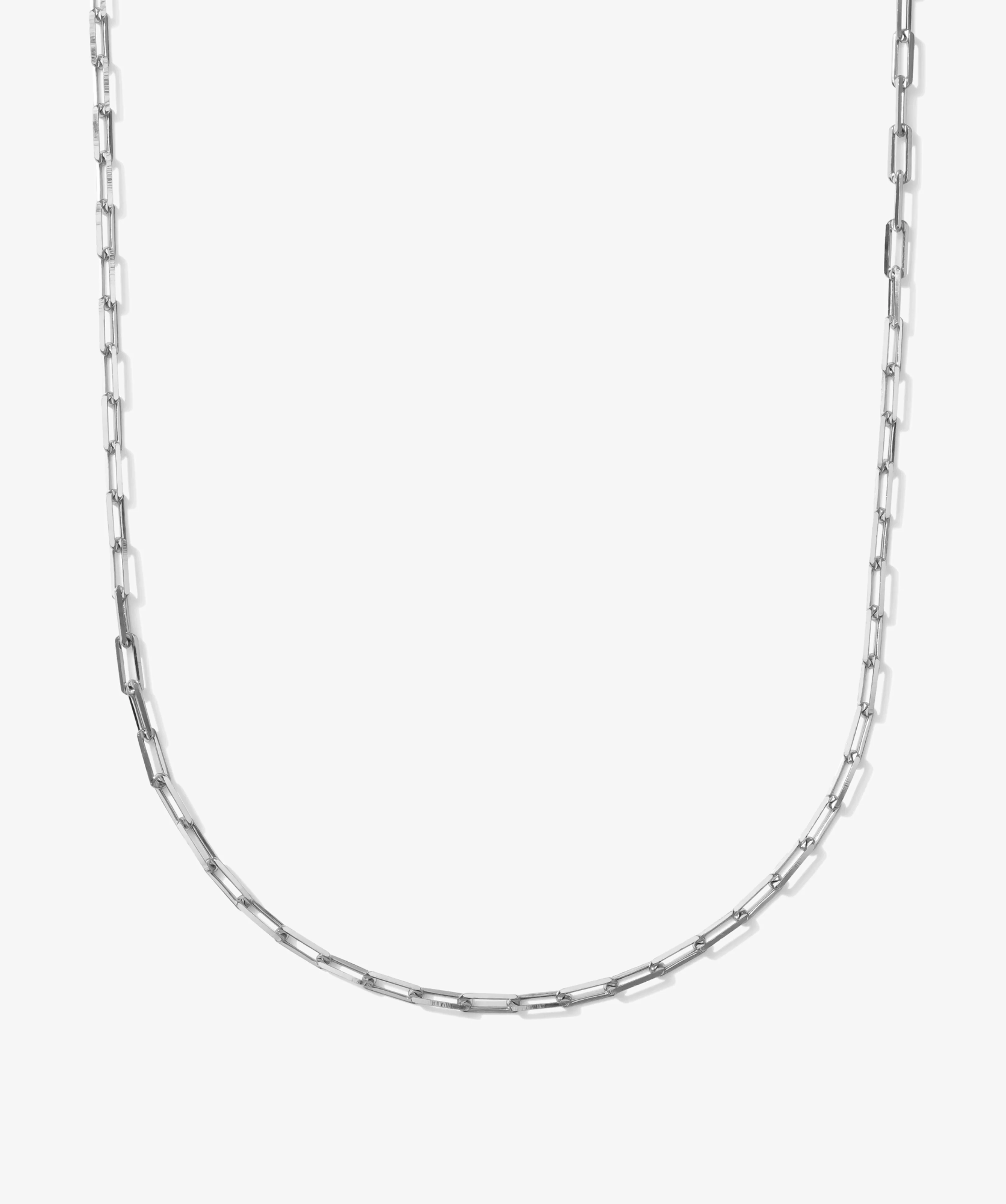 Paperclip Chain - White