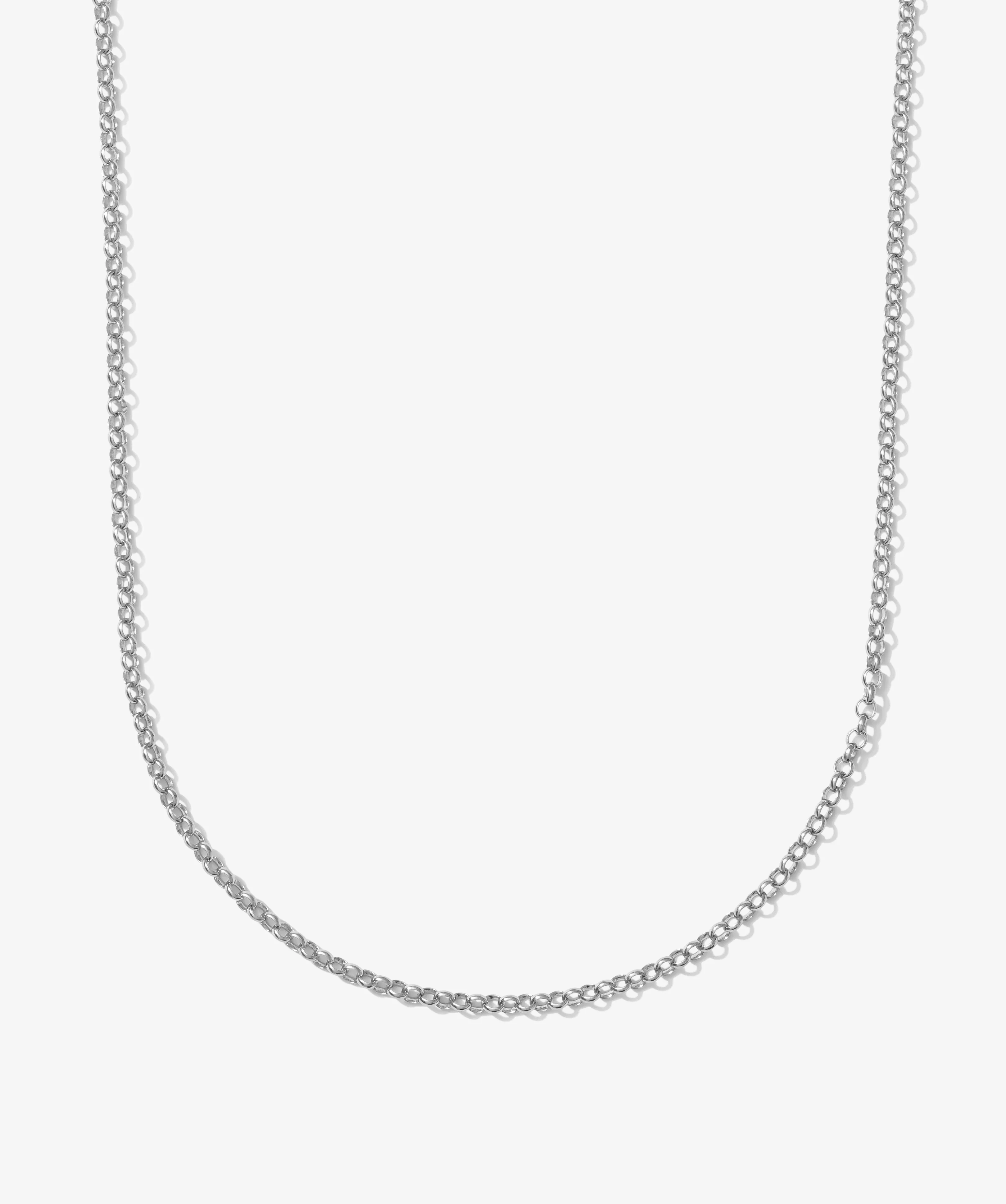 Rolo Chain - White
