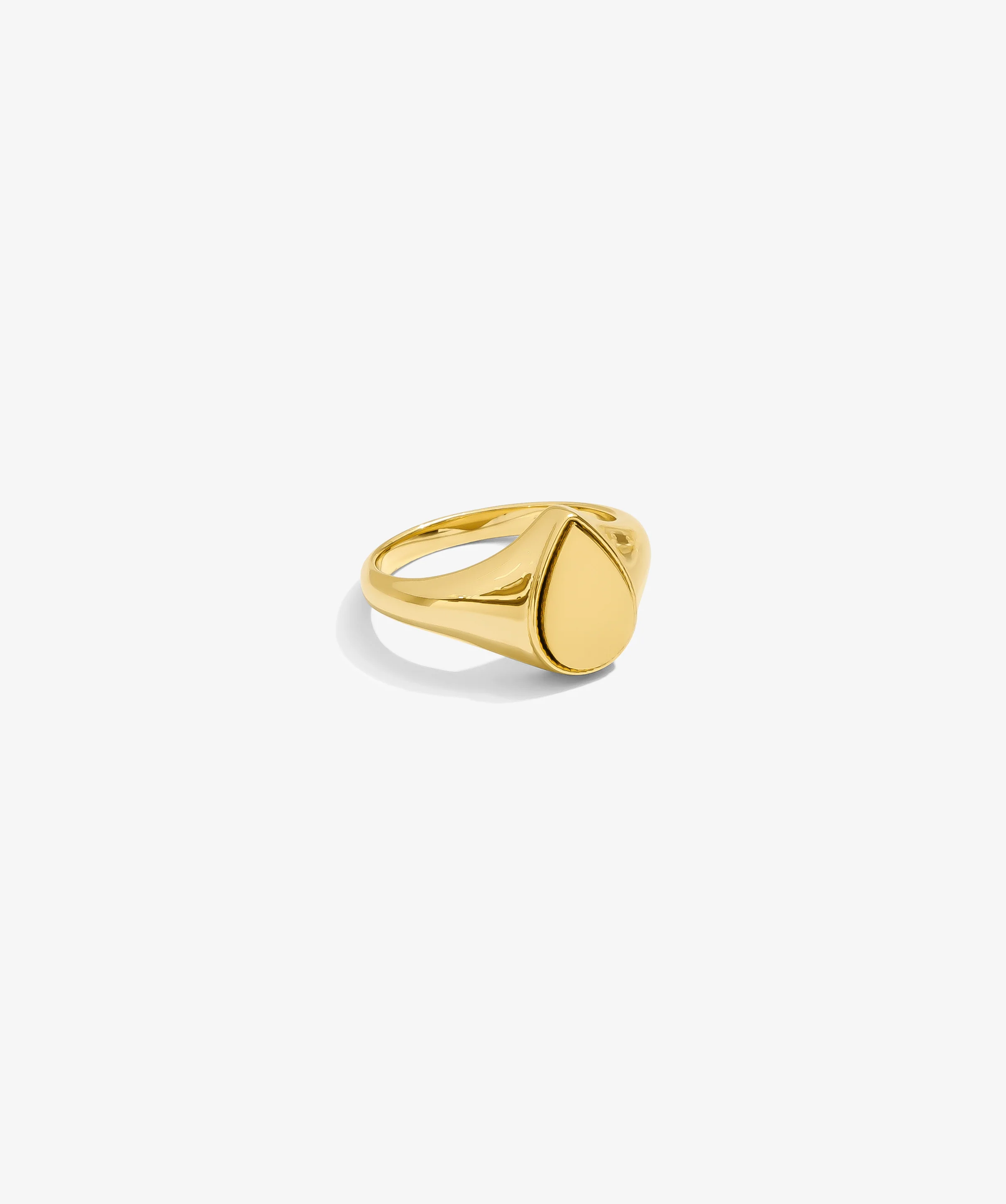 Teardrop Ring - Yellow