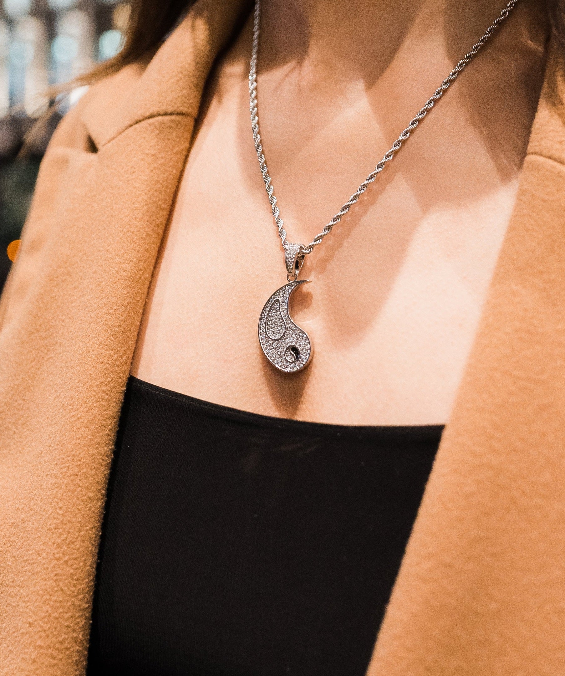 Iced Yang Pendant